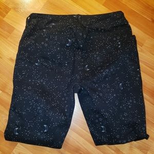 Torrid 16T Stars Galaxy Print Skinny Jeans Black